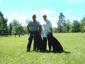 Ron Murray with Degen von der Leidenschaft, Tammy Murray with Ghira vom Klingsgarten. 2006
